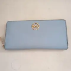 Michael Kors ライトブルー 長財布