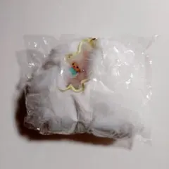 モンチッチふわふわハートチャーム　ホワイト