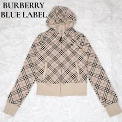 BURBERRY BLUE LABEL バーバリー ノバチェック柄 パーカー M