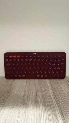 Logitech ワイヤレスキーボード 赤