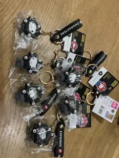 【６種セット】万博限定 サンリオ 黒ミャクミャク なりきりキーホルダー