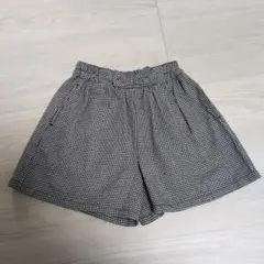 千鳥格子柄キュロット 110cm