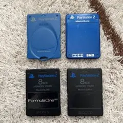 カ*ル様 PS2 メモリーカード 8MB 4個セット