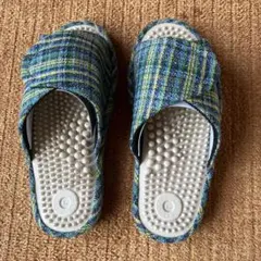 健康スリッパ　Lサイズ(24～24.5cm) ブルー