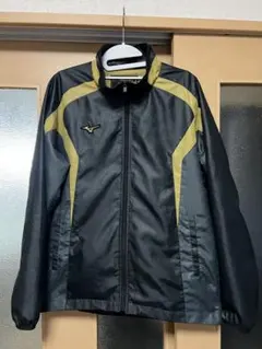 MizunoPro ウィンドブレーカー 黒/金