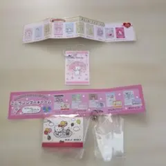 サンリオキャラクターズ　ポストカードチャーム2 ミニカレンダーチャーム