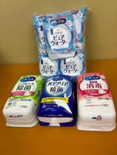 629【シルコット】ウェットティッシュ　詰め合わせ　計375枚のサムネイル
