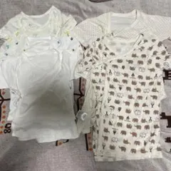 新生児肌着セット 7着　（短肌着4着、長肌着2着、コンビ肌着1着）