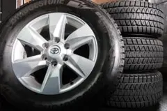 美品 トヨタ純正 150系 プラド 後期 BS スタッドレス 265/65R17のサムネイル