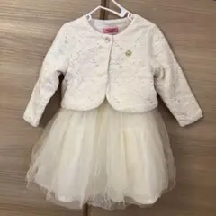 kate spade ドレス　80 白　チュール　セットアップ　オケージョナル