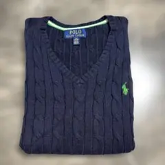 Polo Ralph Lauren ネイビー Vネックベスト