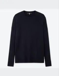 メリノリブクルーネックセーター