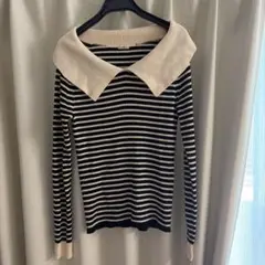 IÉNA ストライプ 長袖ニット　IENA イエナ