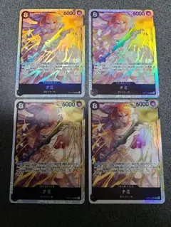 ワンピースカード　神の島の冒険　ナミ　SR 4枚セット