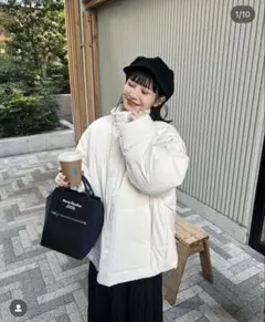 hinari 2Way 中綿アウター　ライトベージュ