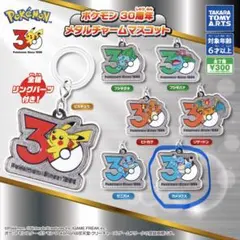 ポケモン 30周年 メタルチャームマスコット カメックス