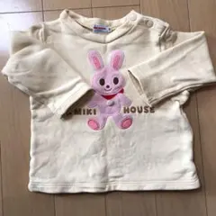 ミキハウス トレーナー 90 厚手　うさこ