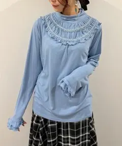 axes femme HOT femmeタートル ブルー L 未使用のサムネイル
