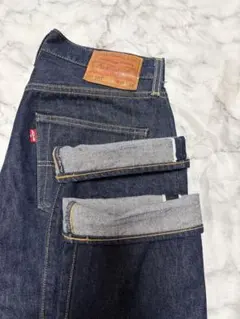 USA製　Levi's 501　セルビッチデニム【W30 L34】革パッチ　濃紺