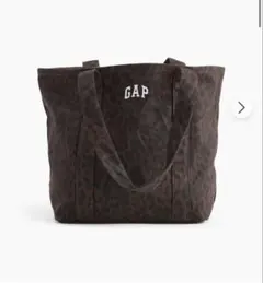 GAP ミニGAPロゴ トートバッグ ブラウンレオパード④ - メルカリ