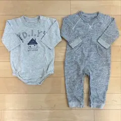 【美品】GAP アンパサンド ボディスーツ ロンパース カバーオール 80-90