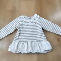 petit maine裾バルーン長袖カットソー