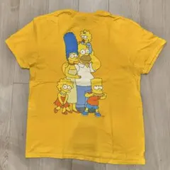 THE SIMPSONS Tシャツ バックプリント イエロー　シンプソンズ