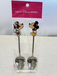 東京ディズニーリゾート ミッキー＆ミニー スプーン2本セット 未使用 公式グッズ