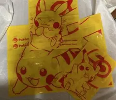ポケモン ストア　ピカチュウ袋 3点セット