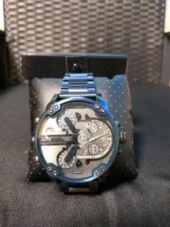 DIESEL DZ7414 腕時計 メンズ ネイビーカラー - メルカリ