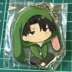 進撃の巨人 リヴァイ アクリルキーホルダー　うさみみver.