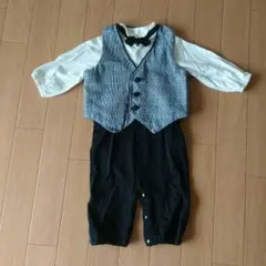 フォーマルロンパース ベスト付き