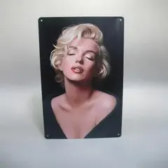 ル*ァ様 新品 マリリンモンロー ブリキ看板 アメリカン雑貨 /88/ レトロ
