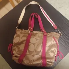 COACH コーチ シグネチャー ハンドバッグ ショルダー肩掛けのサムネイル