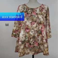 【極美品】a.v.v standard 花柄チュニック Mサイズ