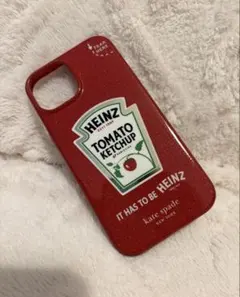 iPhone15 Kate Spade Heinzトマトケチャップデザインケース