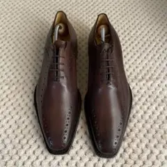 の*ゅ様 Perfetto シングルモンクストラップシューズ　UK6.5 定価7 Perfetto シングルモンクストラップシューズ UK6.5 定価7万円程度