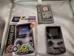 ゲームボーイカラー CGB-001 クリアパープル 美品 動作確認済