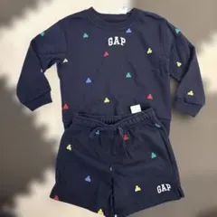 GAP クマ柄 ネイビーセットアップ