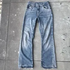 ZARAデニムフレアパンツ