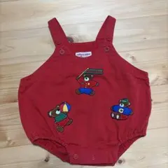 (最終値下)ミキハウス　チエコサク　ダルマオール　ロンパース