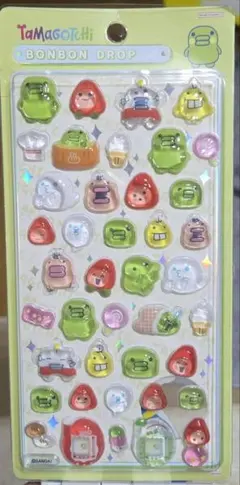 たまごっち　ボンボンドロップシール　くちぱっち　No.ま-く-４