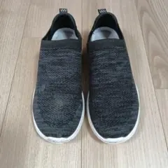 ニットスリッポンスニーカー 黒