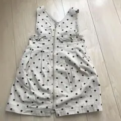アプレレクール　ドットジャンパースカート