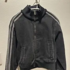 adidas ジップアップジャケット ブラック