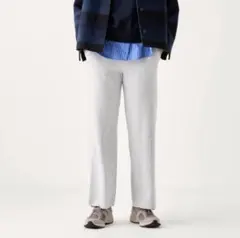 新品UNIQLO ウォッシャブルミラノリブニットパンツ　S