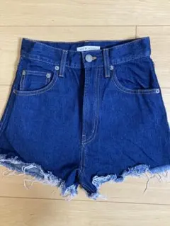 azulbymoussy ハイウエスト　デニムショートパンツ