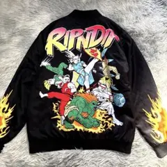 【美品】RIPNDIP×ストリートファイター　中綿ジャケット　MA-1 サイズLのサムネイル