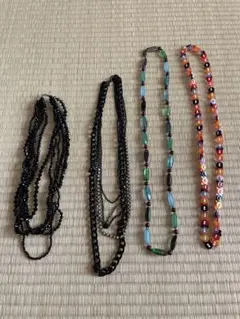 【 新品】ネックレス4点まとめて！ファッションのポイントに！