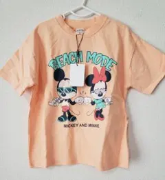 しまむら☆新品未使用　リトシー　ミッキー&ミニー半袖Tシャツ　100サイズ